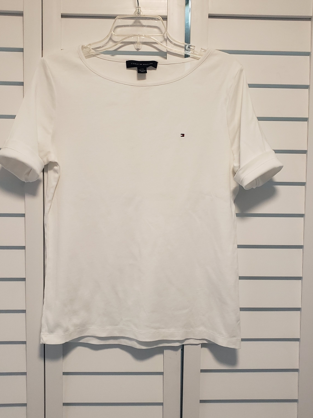 Tommy Hilfiger Women’s Classic White Crewneck Tee